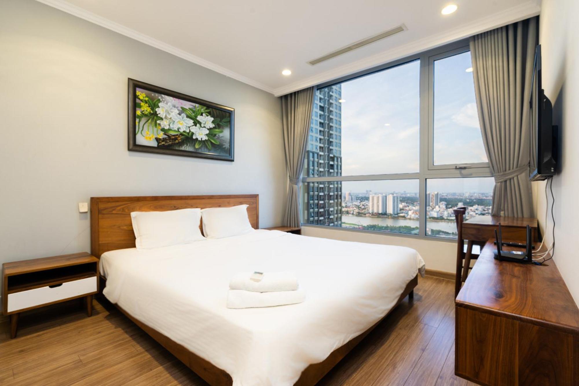 Vinhomes Central Park - Serviced Apartments Rental Ltd Ho-Chi-Minh-Stadt Exterior foto